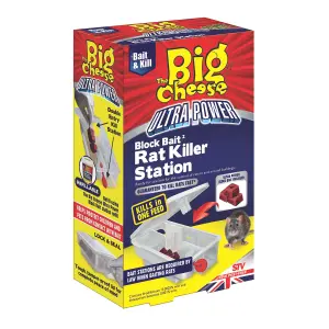 The Big Cheese Rat Ultra Power Block Killer Bait station, 304g