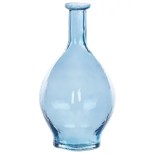 Decorative Vase PAKORA Glass Light Blue