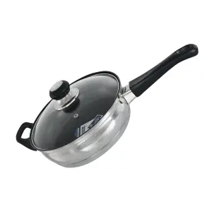 Buckingham Premium Induction Stainless Steel Sauté Pan 24 cm , Bakelite Handles