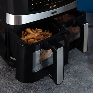 Tower Air Fryer Vortx Vizion 9L Dual Basket