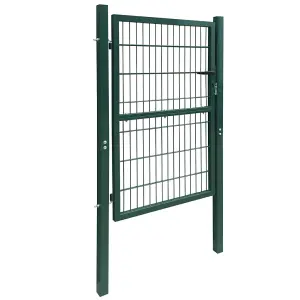 Berkfield 2D Fence Gate (Single) Green 106 x 190 cm