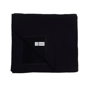 Gildan Heavy Blend Fleece Stadium Blanket Black (One Size)