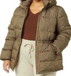 Amazon Essentials Women's Heavyweight Puffer Jacket With Drawstring