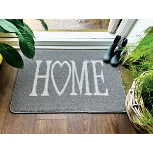 My Utility Home Kitchen Mat 50cm W x 80cm L / Silver