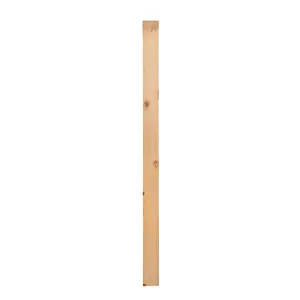 Cambridge Square Pine Newel Post (H) 1500mm (W) 90mm (D) 90mm