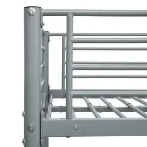 Berkfield Bunk Bed Grey Metal 90x200 cm