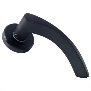 Serozzetta Latch Door Handle (Set of 2) Matt Black