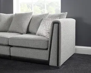 The Great British Sofa Company Edinburgh 2&1 Seater Light Grey Corner Sofa