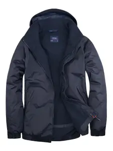 Uneek - Unisex Premium Outdoor Jacket - Main Fabric: 100% Polyester Waterproof Coated Fabr - Navy - Size 4XL