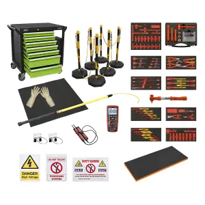 Sealey 23 Pieces EV/Hybrid Master Tool Kit With 7 Drawer & Cupboard HVCOM2