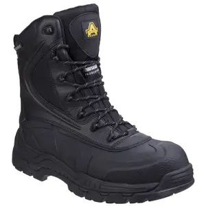 Amblers AS440 Hybrid High Leg Waterproof Safety Work Boots Black (Sizes 4-14)