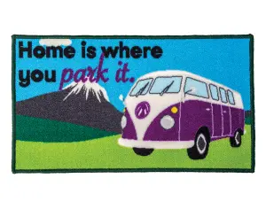 Quest Camper Van Home Is Where You Park It Indoor Door Mat