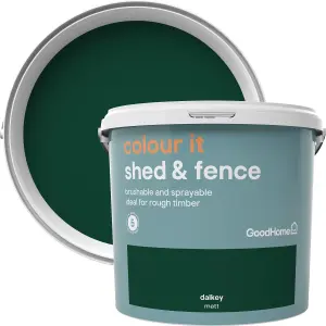 GoodHome Colour it Dalkey Matt Fence & shed Stain, 5L