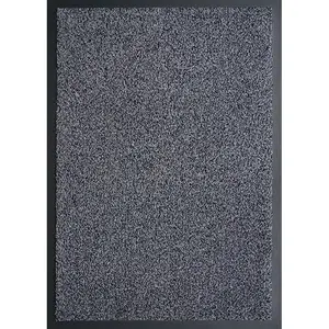 Aarianna Dirt Barrier Door Mat Silver Grey / Rectangle 40 x 60cm