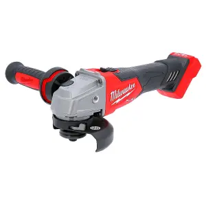 Milwaukee FUEL Brushless Angle Grinder 18V Cordless Slide Switch + Locking Nut