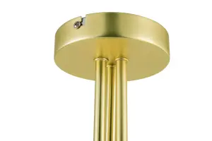 GoodHome Baldaz Brass effect 3 Lamp Pendant ceiling light, (Dia)400mm