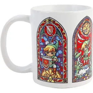 The Legend Of Zelda Stained Gl Mug Multicoloured (One Size)