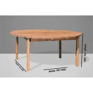 Traditional Large Circular Table