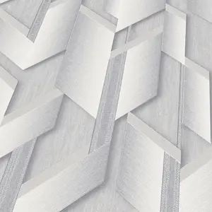 Erismann Fashion For Walls Grey & Silver 3D Effect Wallpaper 10145-31