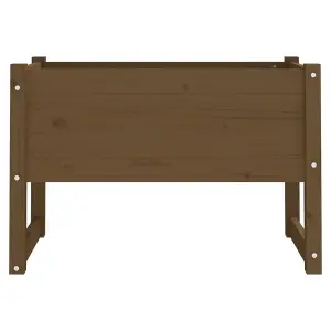 Berkfield Planter Honey Brown 78x40x52 cm Solid Wood Pine