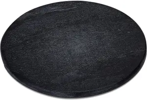 Ehc Large Cheese Board Chopping Board for Kitchen, Serving Board Platter Tray, Marble Black 30cm Chapati Board