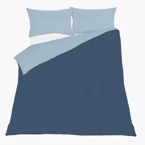 Brentfords Reversible Duvet Cover and Pillowcase Bedding Set