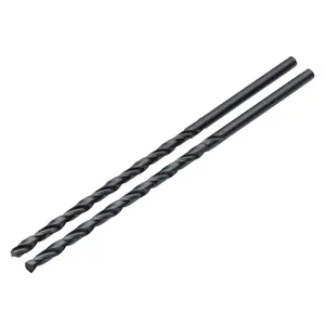 Draper Black HSS Long Drill Bit 3.0 x 100mm (Pack of 2) 08786