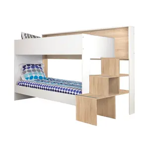 Imogen European Single Bed with Drawers and Shelves