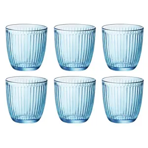 290ml Drinking Glass Blue / 6