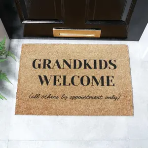 Grandkids Welcome Doormat (60 x 40cm)