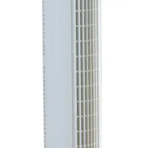 Daewoo 32" Tower Fan Slim Design 3 Speed Oscillating with Timer White COL1570GE