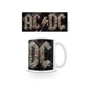 AC/DC Rock Or Bust Mug Black/White (One Size)