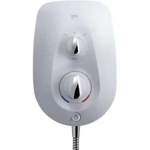 Mira Go Gloss White Manual Electric Shower, 10.8kW