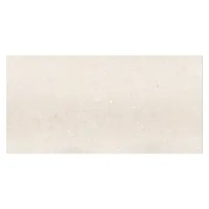 Azure Matt White Stone Effect Porcelain Outdoor Tile - Pack of 15, 10.8m² - (L)1200x(W)600mm