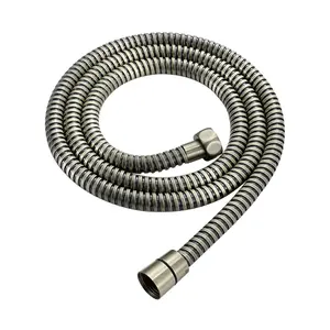 ENKI Standard Antique Brass Flexi Stainless Steel Shower Hose 1.5m