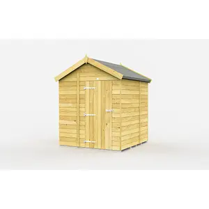 DIY Sheds 7x5 Apex Shed - Single Door Without Windows