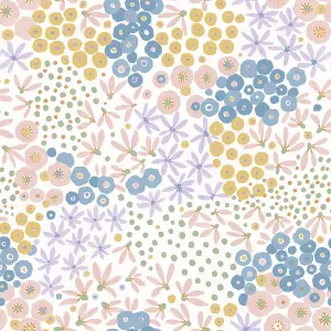 NuWallpaper NUS4847 Floral Bunch Multi Peel & Stick Wallpaper, Bright