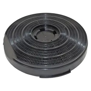 SPARES2GO Carbon Filter compatible with Elica Charcoal Cooker Hood Round Fan Vent Type 34 260 mm x 50 mm