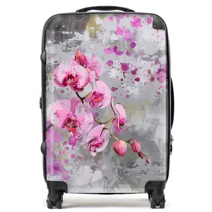 Orchids Splashart Suitcase - Medium