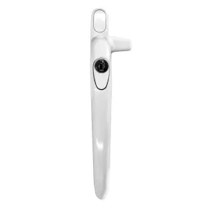 Yale Virage Cockspur Window Handle - White, Left, 21mm