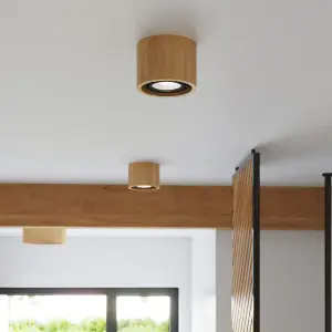 Basic Wood Natural 1 Light Classic Ceiling Light