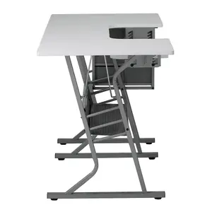 Eclipse Ultra Sewing Machine/ Hobby Table in Grey / White - Sewing Online 13376