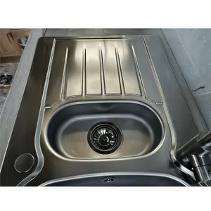 Liquida LSS150 1.5 Bowl Reversible Inset Stainless Steel Kitchen Sink With Waste