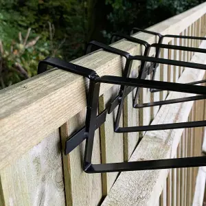 Hanging Basket Brackets for Wooden Fence Panels (Set of 2)