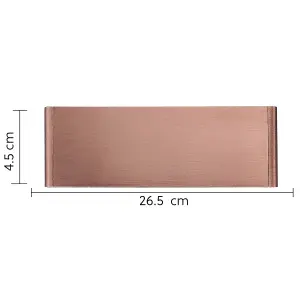 8W LED Up and Down Wall Light, Brushed Bronze Finish Warm White (Non-Dimmable)