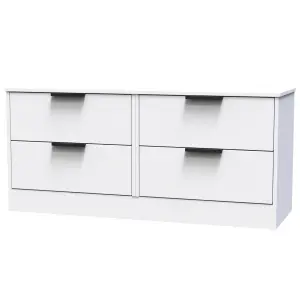 Nashville Ready assembled White 4 Drawer Bed box (H)521mm (W)1146mm (D)395mm