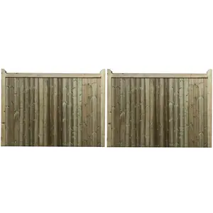 Highampton Gates 3/4 1/4 Split - 3.3m Total Width x 1.2m High - Large Gate Left Hand