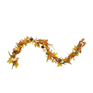 180cm Length Garland Halloween Pumpkin Artificial Garland Decoration