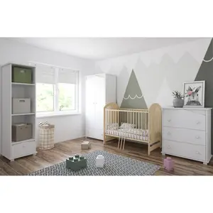 Tonquin Cot with Mattress White / No