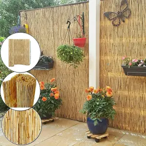 Abaseen 1.8mx4m Natural Reed Fence Garden Screen